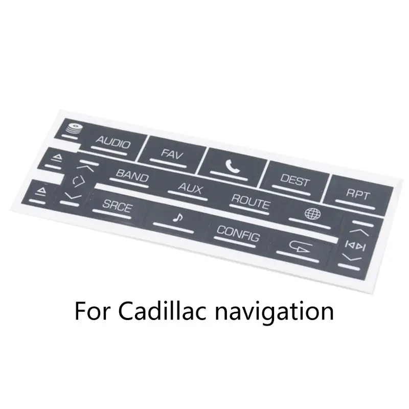 

Stereo Radio Navigation Button Repair Decals Sticker For 07-14 Escalade ESV