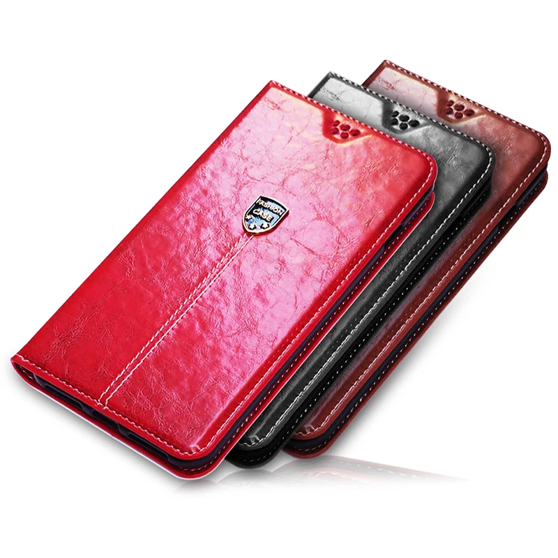 Чехол-книжка Asus ZB631KL роскошный чехол-бумажник из искусственной кожи для Zenfone Max Pro