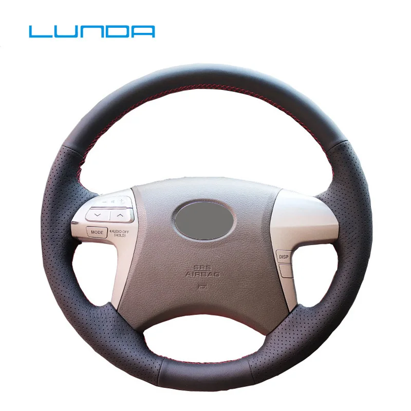 LUNDA черная искусственная кожа Ранняя для Toyota Highlander 2009 2014 Camry 2007 2011 специальная