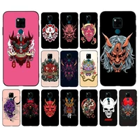 maiyaca samurai oni mask phone case for huawei mate 20 10 9 40 30 lite pro x nova 2 3i 7se