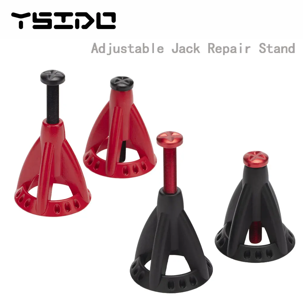 YSIDO-Soporte de Metal para reparaci&oacute;n de coches teledirigidos, accesorio de altura ajustable para 1/10 RC Crawler Traxxas TRX4 TRX6 Axial SCX10 90046, 2 unidades-0