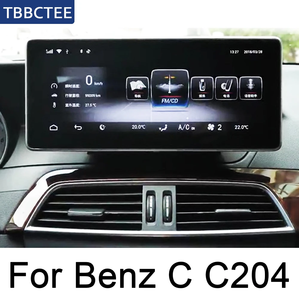 Для Mercedes Benz C Class W204 2007~ Автомобильный мультимедийный Android Авто Радио автомобильный проигрыватель с радио и GPS Bluetooth WiFi Зеркало Ссылка карта