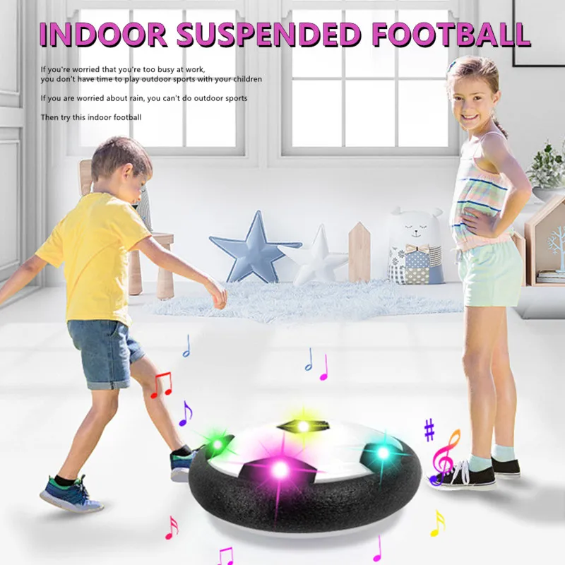

2 @ # Inroom родитель-ребенок футбол случайный цвет 18 см Подвесной футбол светильник свет музыка внутри помещения Спорт светящаяся игрушка