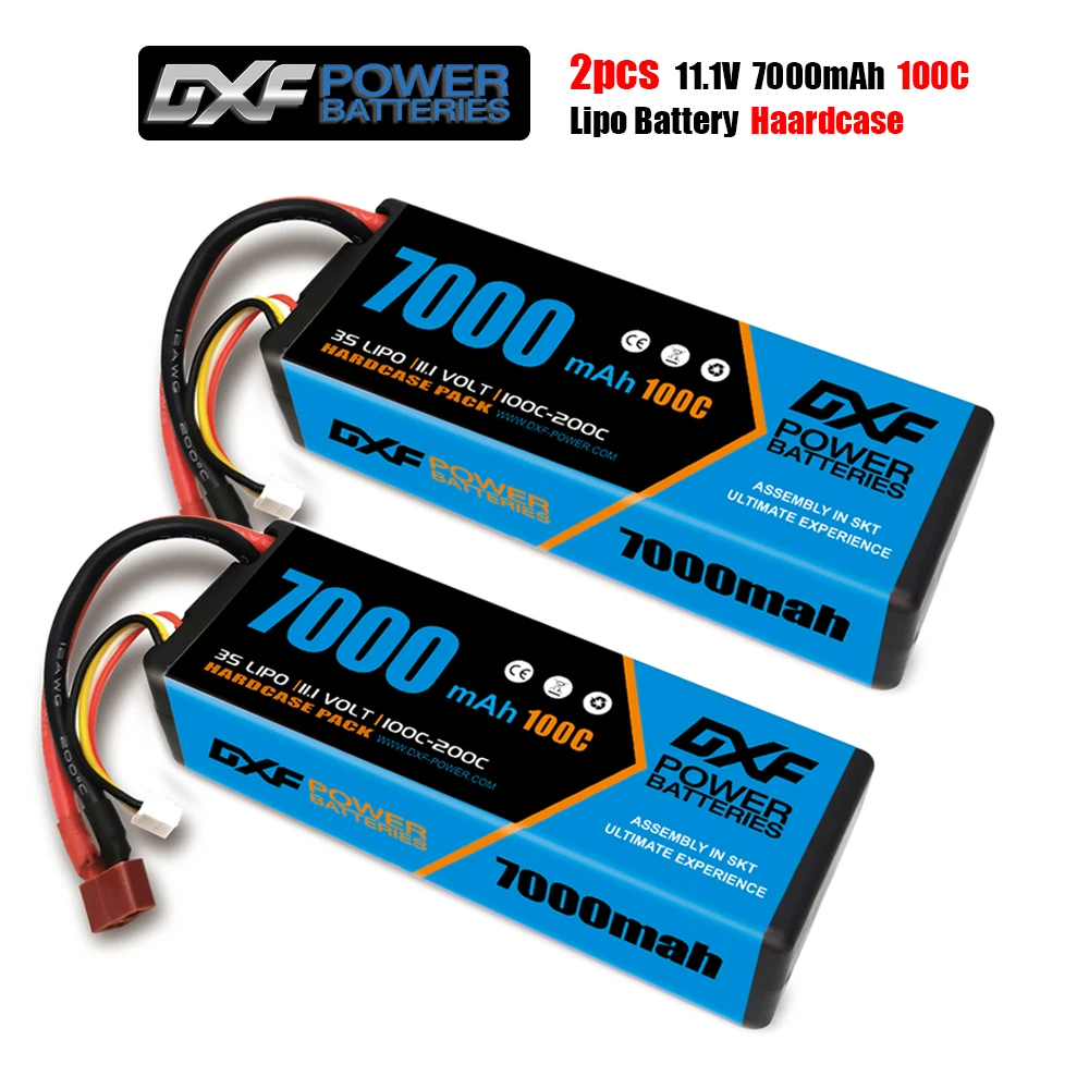 Литий-полимерный аккумулятор DXF 2S 3S 4S 7 4 В 11 1 14 8 в 7000 мАч 6750 6500 5200 XT60 для