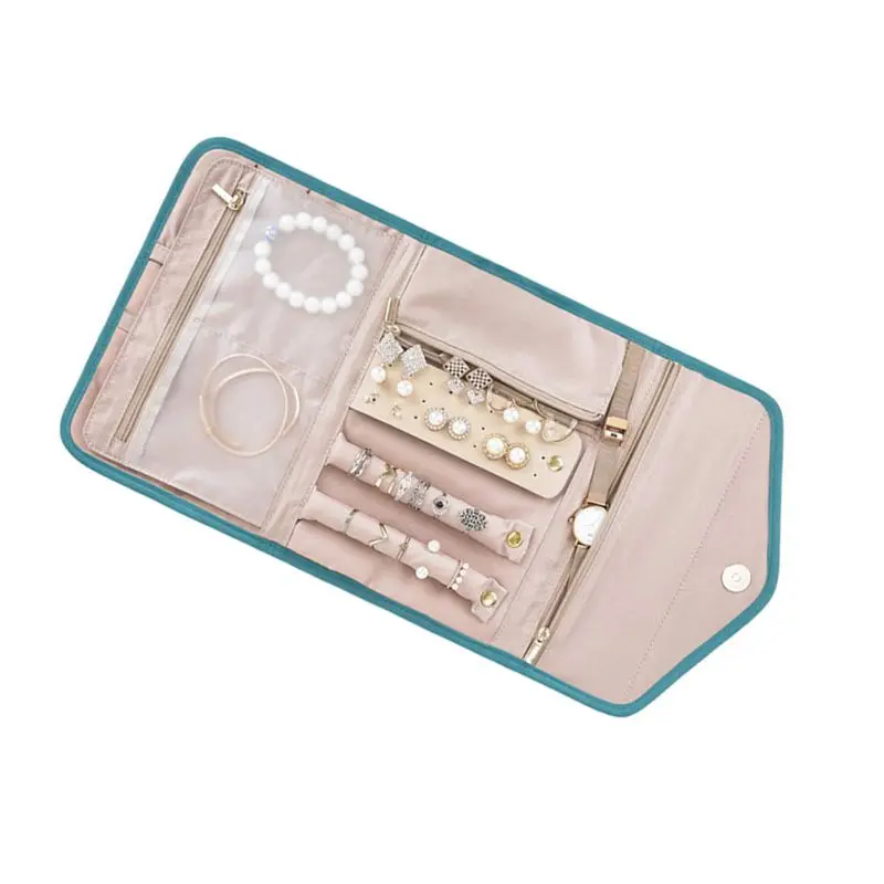 Складной чехол для украшений дорожный органайзер бижутерии Roll путешествий