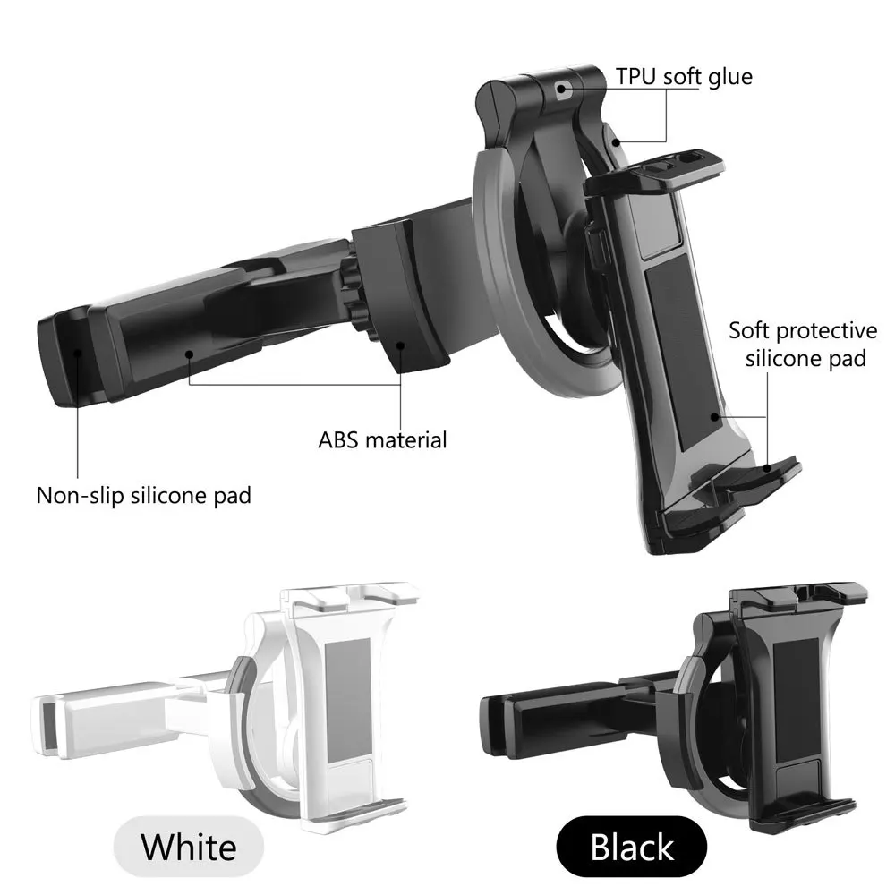 new car mobile phone tablet bracket rear seat bracket computer chase drama car rear pillow holder for 5 5 11 inch iphone ipad free global shipping