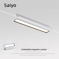 led downlight strip line light bar creative linear recessed embeded ceiling lamps living room corridor indoor lighting