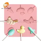 Пасха Серия животных утка и Кролик силиконовая форма для леденцов принадлежности для украшения торта инструмент для выпечки