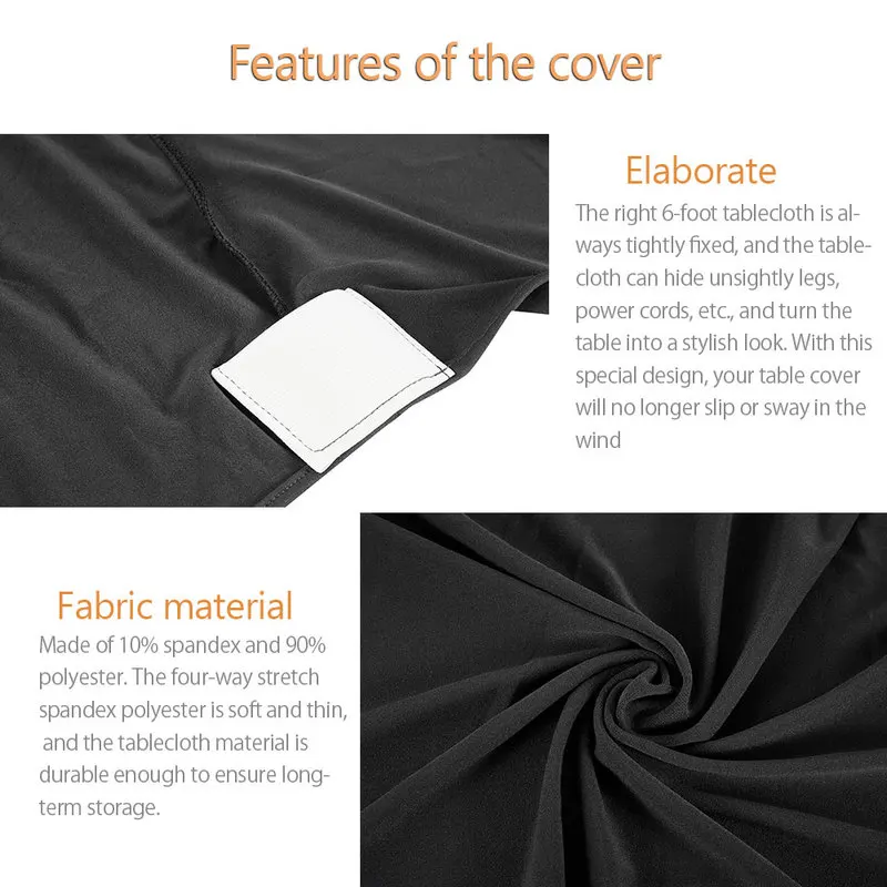 Коктейльная Высокая растягивающаяся Свадебная крышка стола для отеля дня