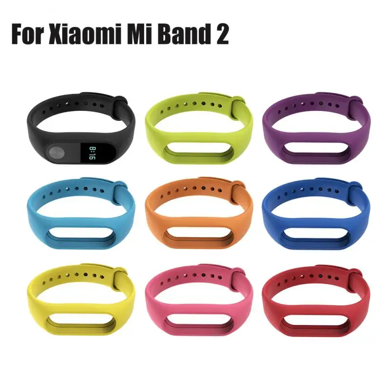 Bracelet For Xiaomi Mi Band 2 Strap Silicone Strap Mi Band 2 Bracelet Wristbands Band Wrist Strap For Xiaomi Mi Band 2 Accessori