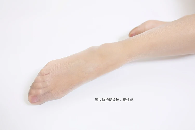 Ультратонкие летние прозрачные чулки со шлангом 6d с тонким швом стеклянным не