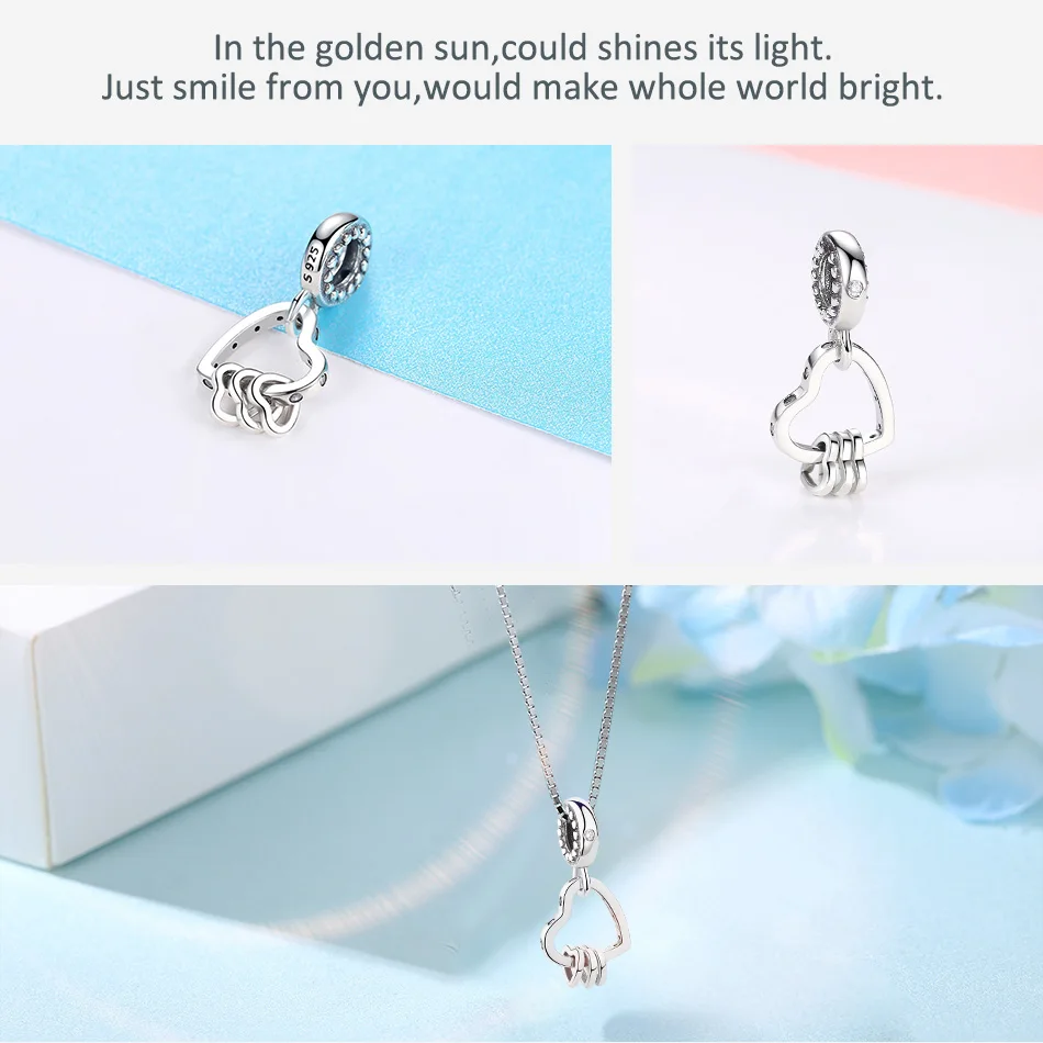 Fit оригиналу Pandora Браслет Стерлингового Серебра 925 Туфли На Высоком Каблуке