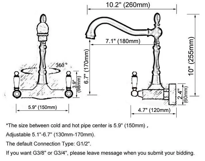 Полированная хромированная латунная керамическая основа настенный кран для