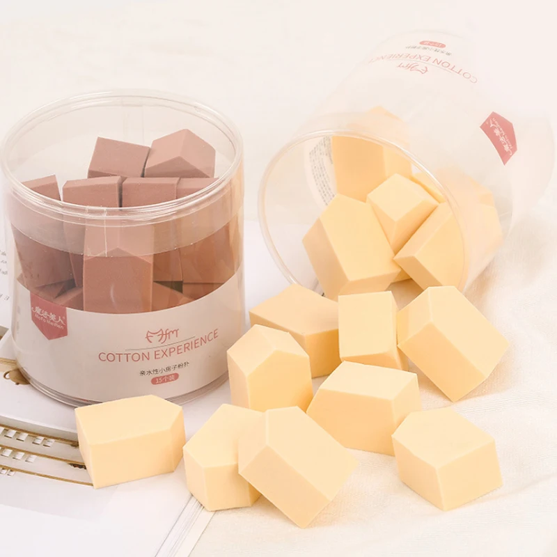 15 шт. косметическая губка для макияжа высокоэластичная мягкая гибкая Пентагон