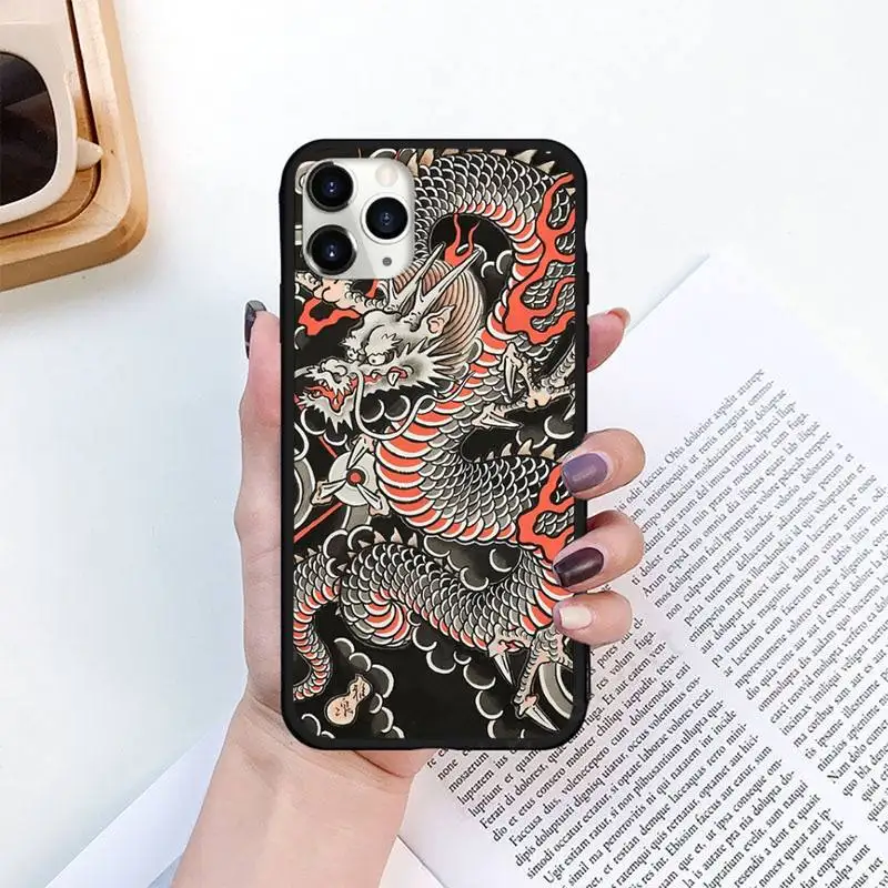 

Chinese Dragon Phone Case for iPhone 11 12 pro XS MAX 8 7 6 6S Plus X 5S SE 2020 XR mini