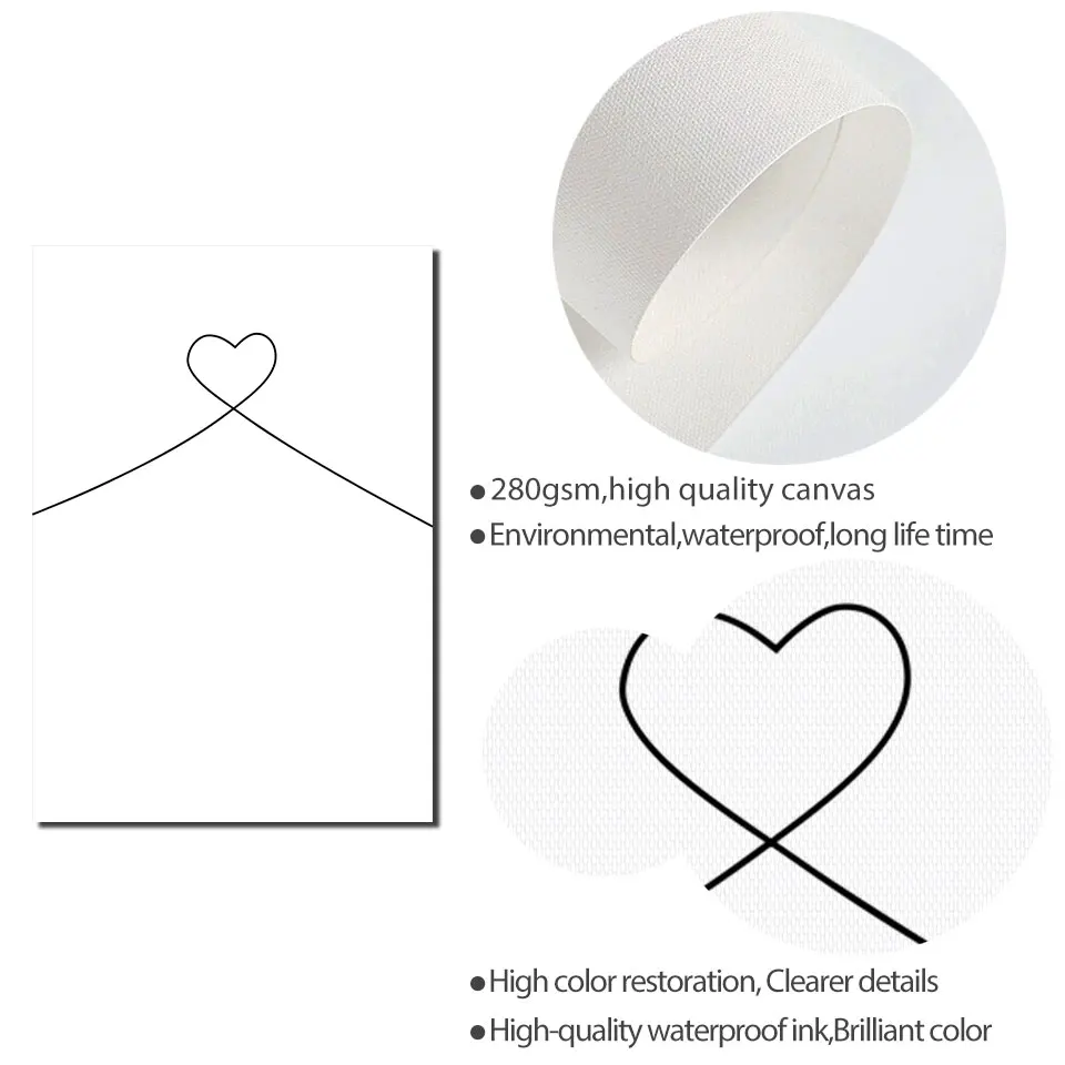 Постер Мистер любовь миссис Скандинавская Настенная картина с цитатами для