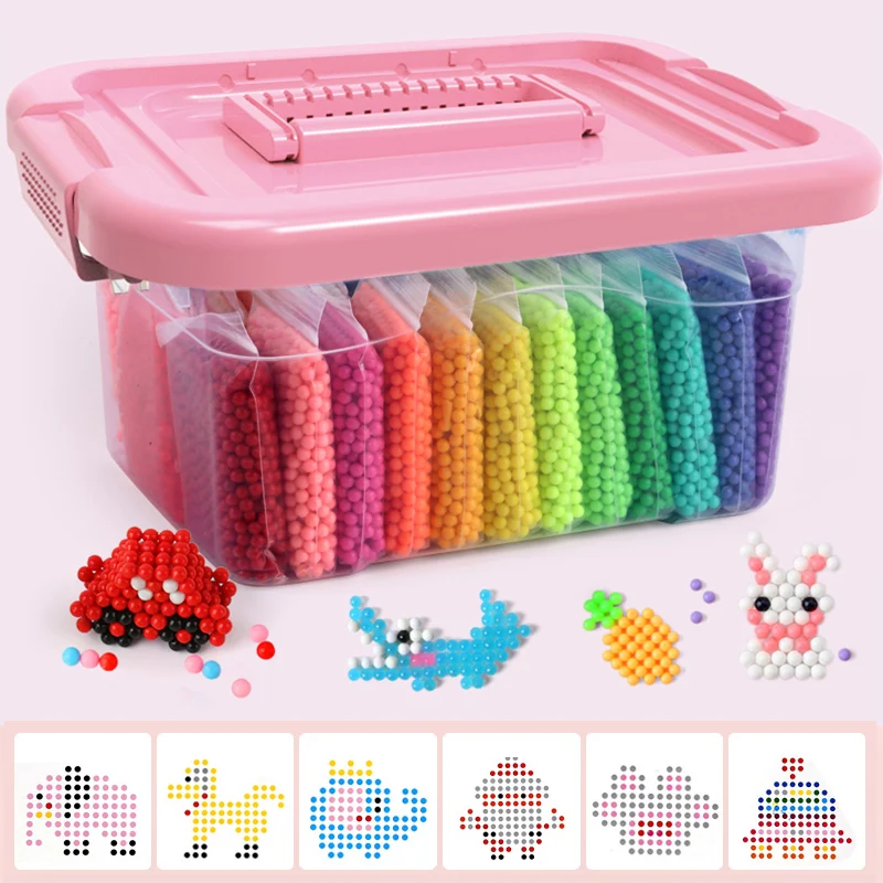 Детский развивающий набор сделай сам для мальчиков и девочек 3 11 лет|Наборы бусин