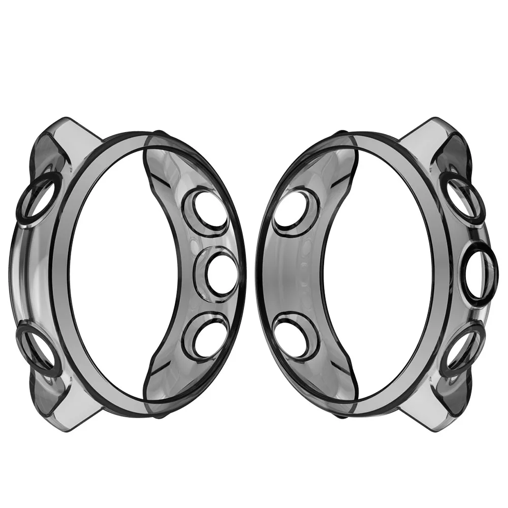 Фото Чехол для часов Garmin Forerunner 245M / 245 TPU, защитный чехол, сменный противоударный Прозрачный чехол для часов №2
