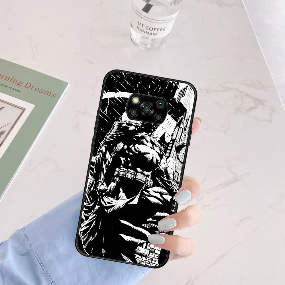 

Superhero Batmans Phone Case Cover Hull For Xiaomi Mi A2 A3 8 9 SE 9T 10 10T Lite Pro Ultra Poco X3 black Bumper Pretty
