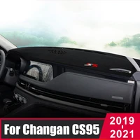 for changan cs95 2019 2020 2021 2022 car dashboard cover mat sun shade pad cushion carpet anti uv protector interior accessories