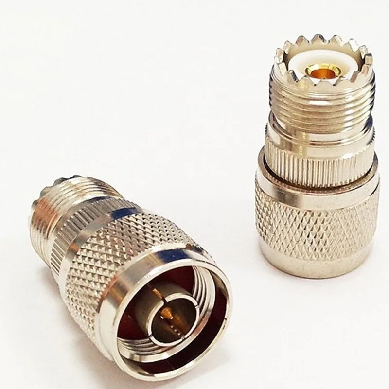 N-образный штекер на UHF PL259 Женский адаптер SO-239 SL16 RF коаксиальный кабельный разъем