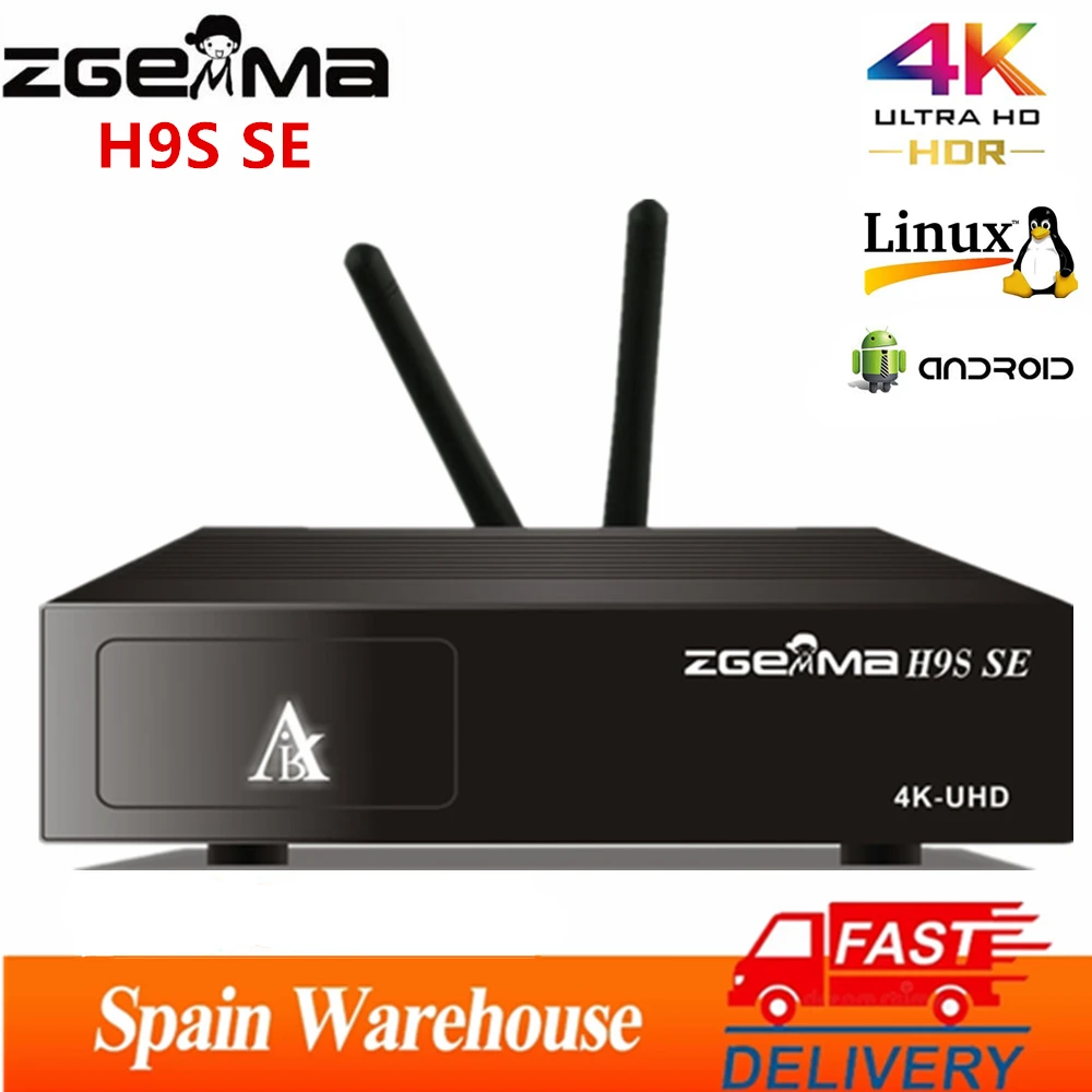 Цифровой спутниковый ресивер ZGEMMA H9S SE 4K UHD | Электроника