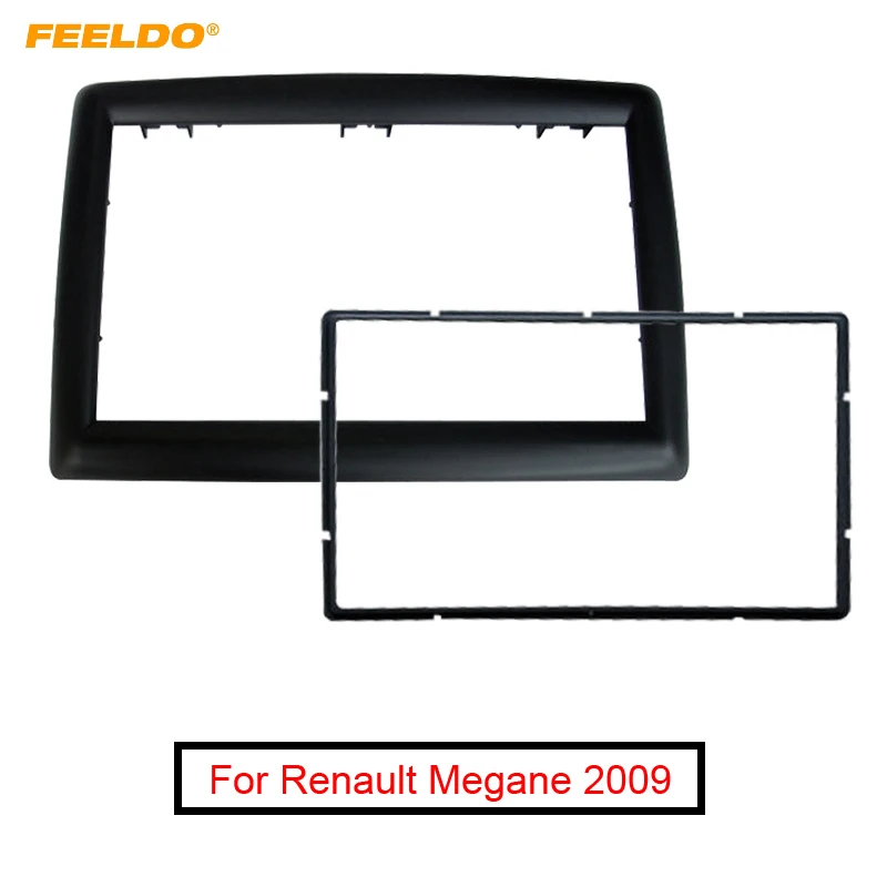 FEELDO автомобильная стереосистема CD DVD Радио панель Рамка для Renault Megane 2009 2 Din