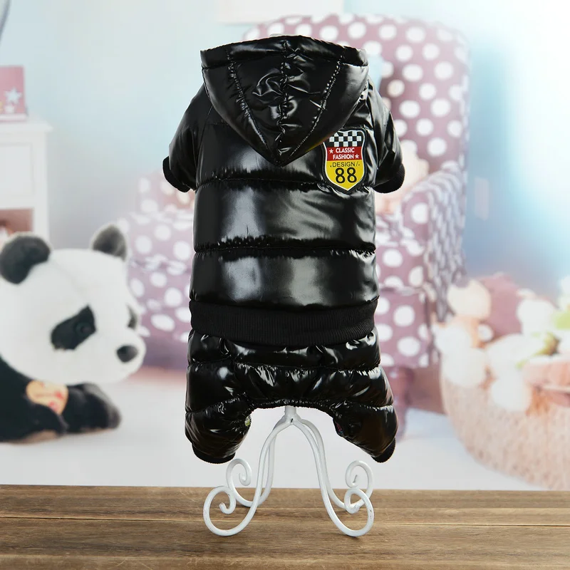 

Winter Warm Dog Clothes For Small Dogs Waterproof Puppy Pet Coat Jacket Hooded Dog Jumpsuits Chihuahua French Bulldog Clothing