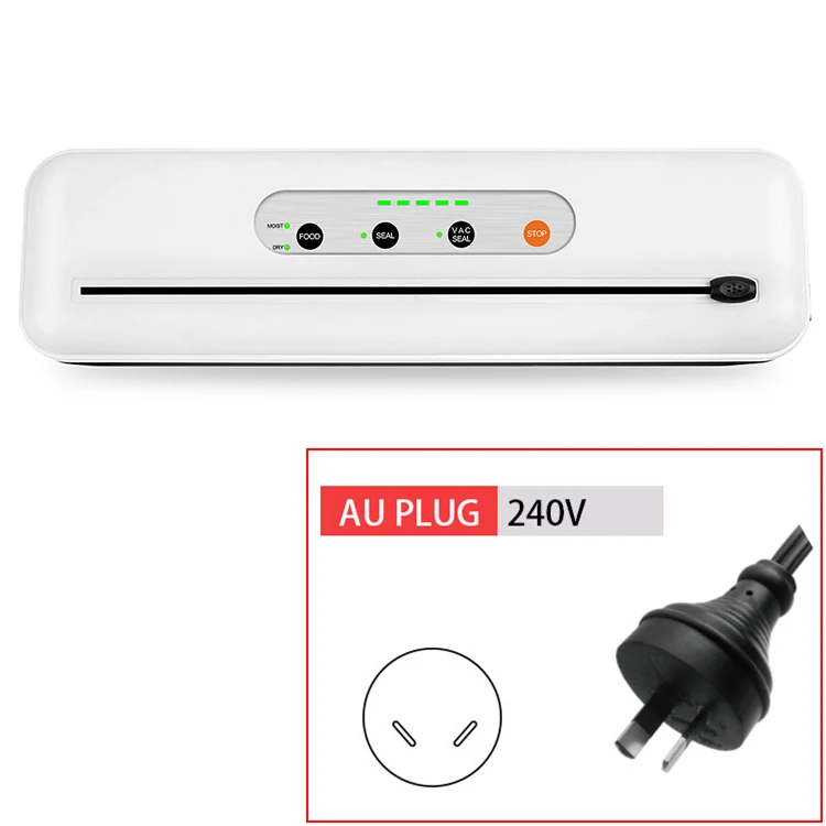 240V AU PLUG LAIMENG вакуумный упаковщик Sous Vide вакуумный упаковщик с резаком для хранения продуктов новая вакуумная упаковочная машина с вакуумными пакетами S274 - Цвет: 240V AU PLUG