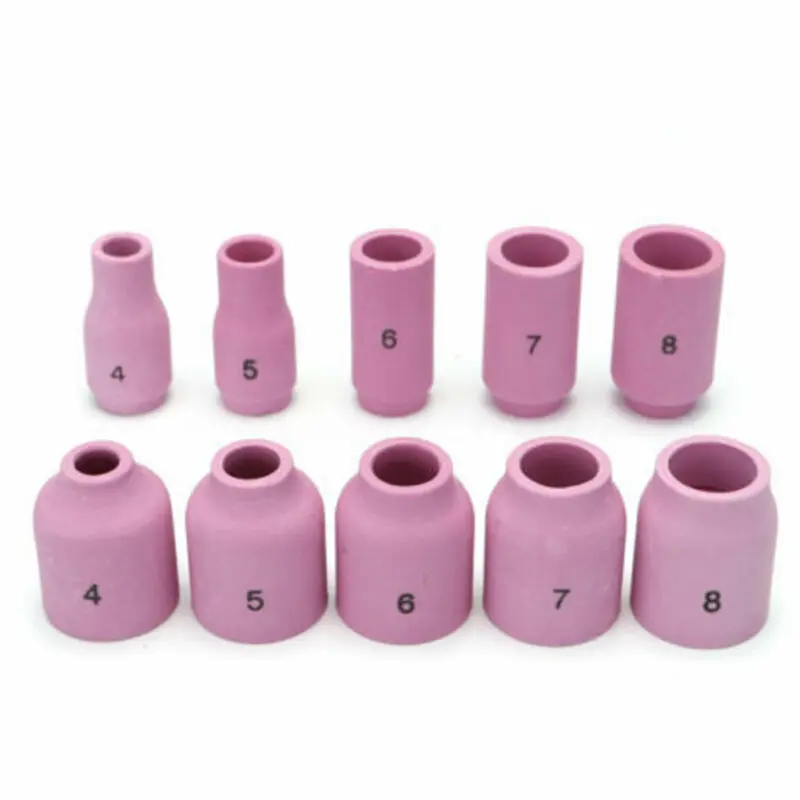 

49Pcs Welding Torch Stubby Gas Lens #10 Pyrex Glass Cup TIG Torch Welding Accessories For Tig WP-17/18/26