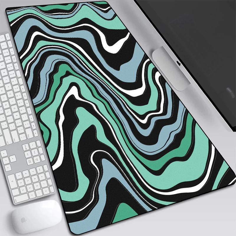 Strata Liquid Computer Mouse Pad Gaming Mousepad Abstract Large MouseMat Gamer XXL Mause Carpet PC Desk Mat keyboard Pad 900x400 images - 6