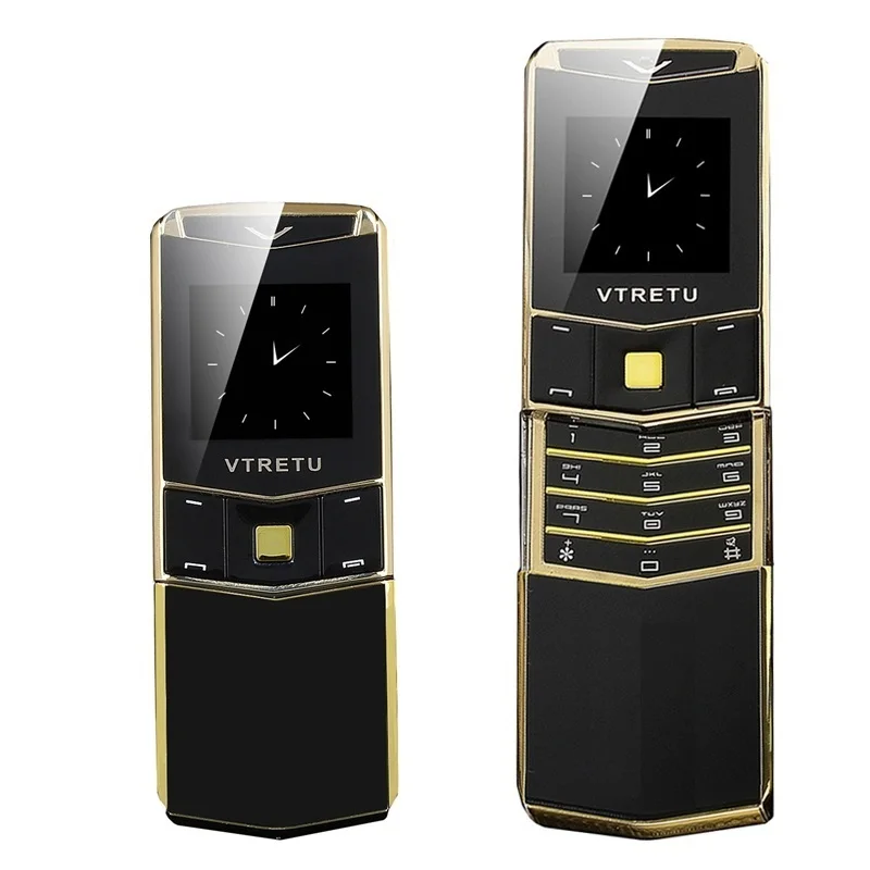 Роскошный Металлический фирменный телефон 2G GSM Специальный стиль деловой