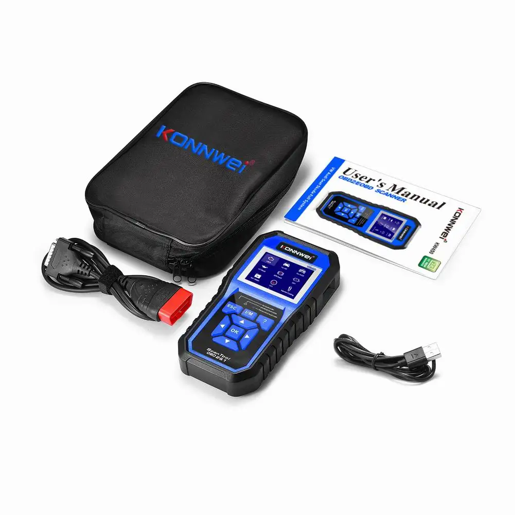 

KONNWEI KW450 OBD2 Diagnostic Tool for VAG Cars VW Audi ABS Airbag Oil ABS EPB DPF SRS TPMS Reset Full Systems Scanner