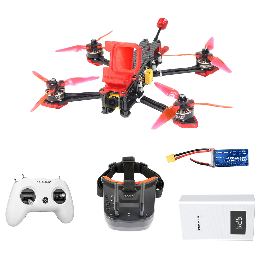 F4 X2 225 мм FPV RC Квадрокоптер с двигателем 2306 2400kv 3 4S FS I6 6 канальный 2 4G пульт