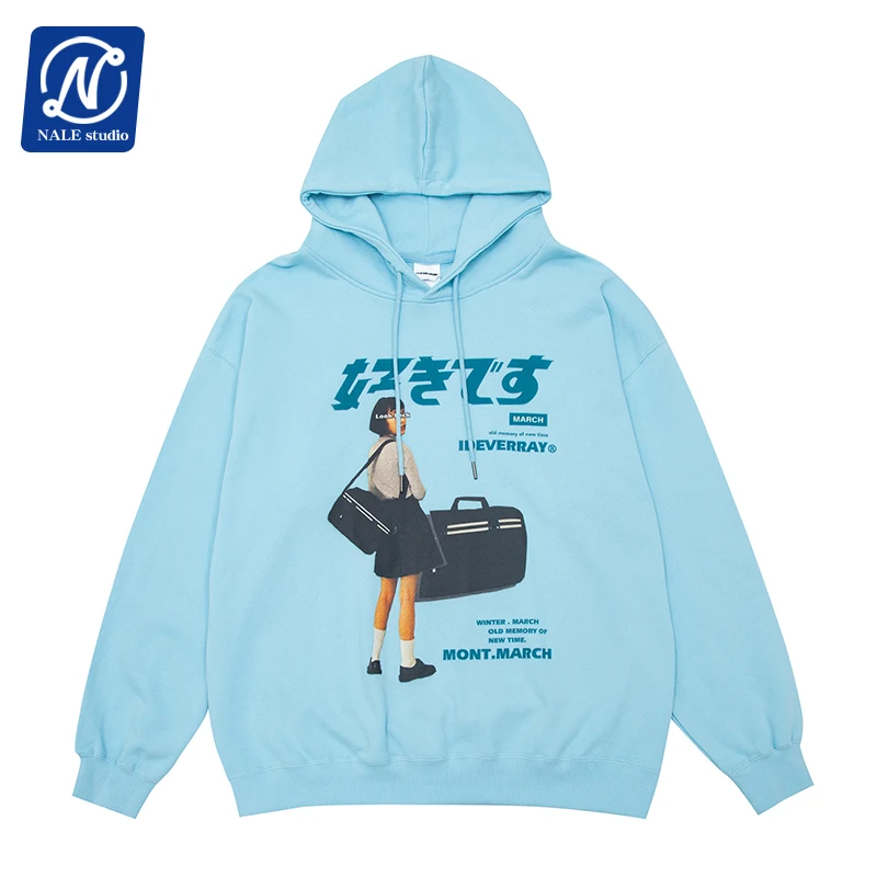 

Мужская толстовка в стиле хип-хоп, пуловер, уличная одежда в японском стиле, хлопковая толстовка в стиле Харадзюку, осень 2021, модная Свободна...