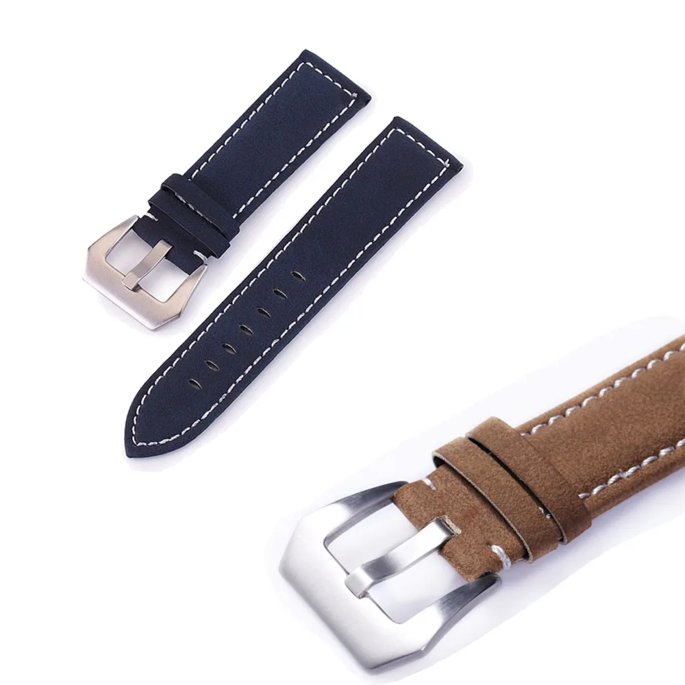Ремешки для наручных часов из натуральной кожи 18 20 мм 22 аксессуары большой