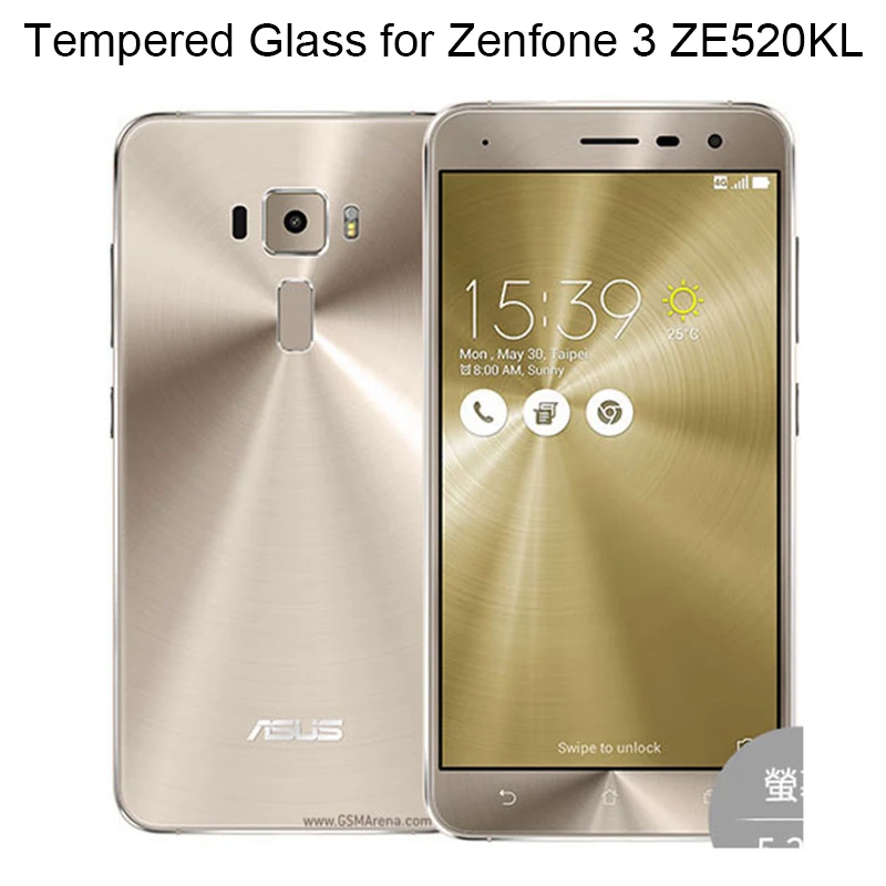 For Zenfone ZE520KL Защитная пленка для экрана для Asus Zenfone 2 Laser 3 Deluxe 3S Max ZE500KL ZE550KL ZE601KL ZC521TL glass on 3 Max ZC520TL ZC553KL ZC551KL - Цвет: For Zenfone ZE520KL