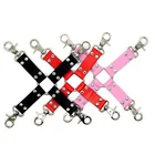 4 крючка с перекрестными ремешками сверхпрочный хогти-Черный Розовый Красный-свинья удерживающий связывающий набор аксессуаров для БДСМ секс-игрушки