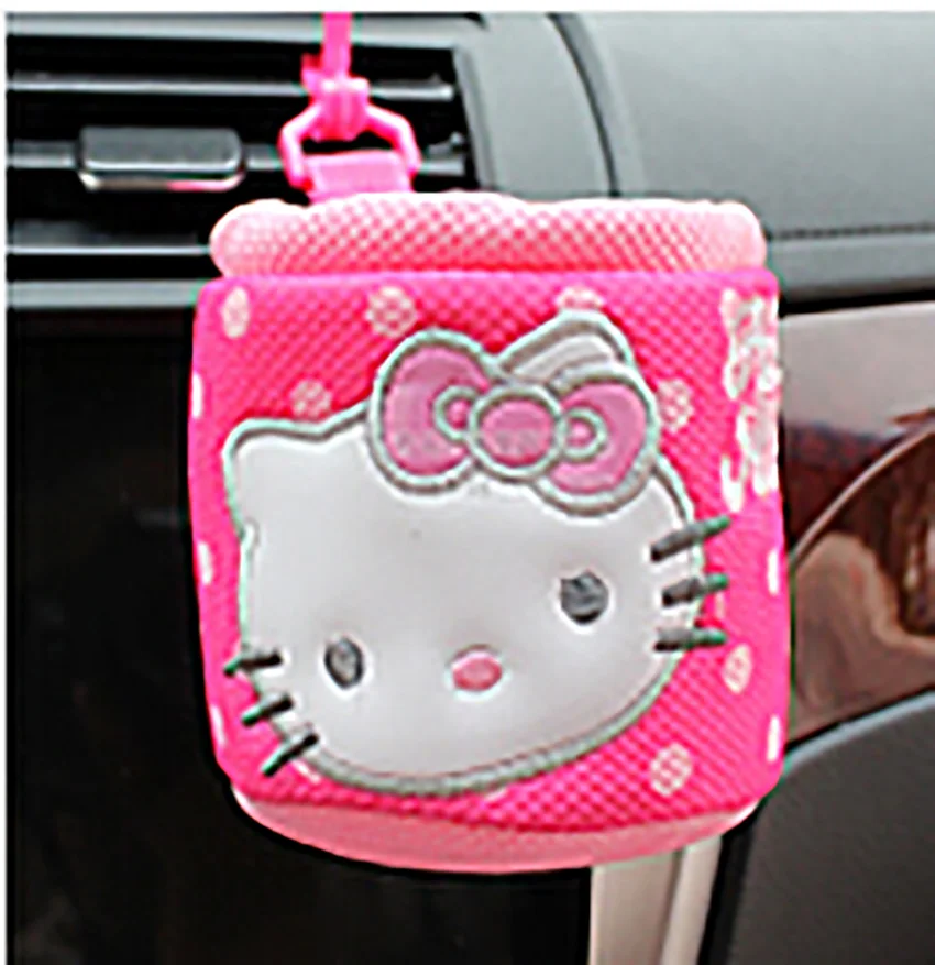 Cute cartoon pink cat Car Storage Box Stowing Tidying Cover car Interior Accessories Styling-pink | Автомобили и мотоциклы