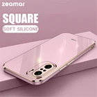 Чехол-бампер для Xiaomi Mi Poco F3 F2 X2 10T 11 Lite 9T Redmi Note 8 9 Pro Max, противоударный мягкий силиконовый чехол с квадратным покрытием