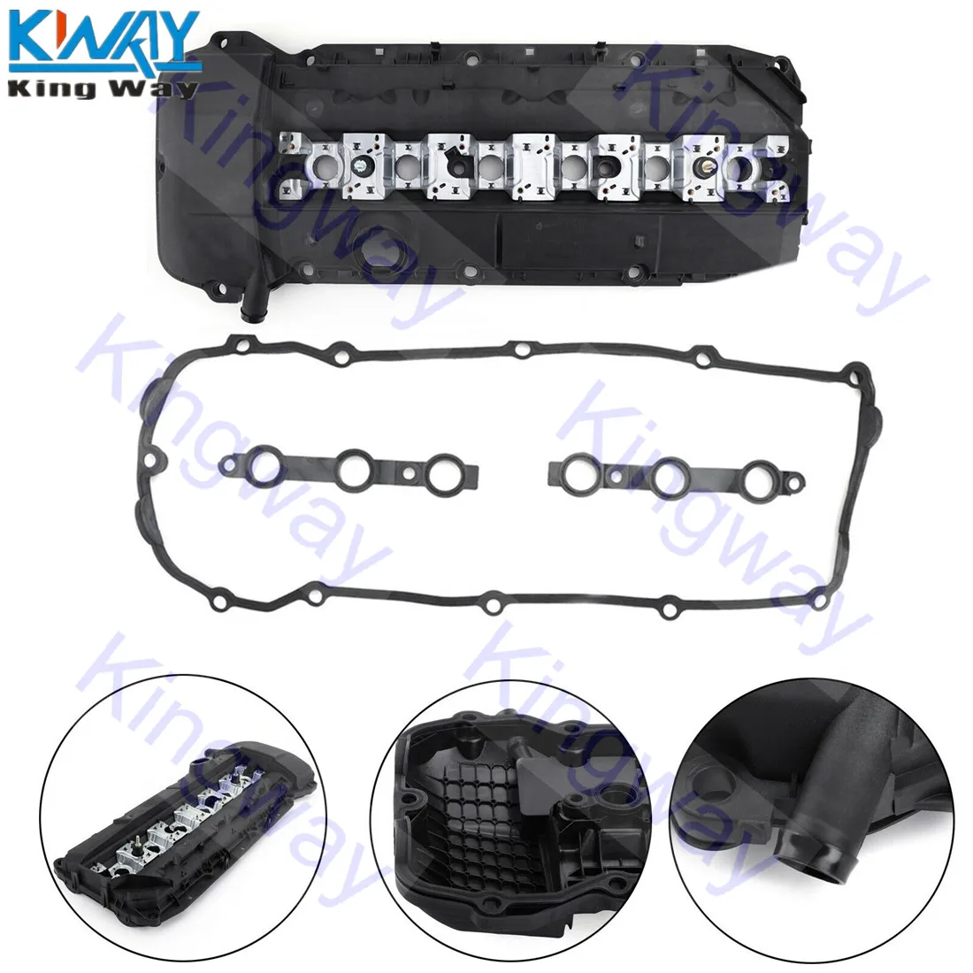 Бесплатная доставка крышка клапана двигателя King Way с прокладкой для 1988 2002 BMW E46 323Ci