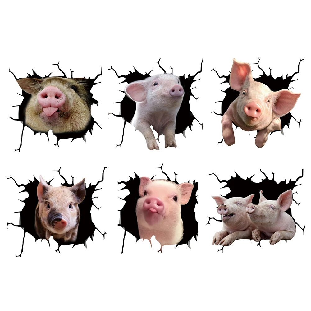 

Reusable Wall Sticker DIY Cute Animal Waterproof Reusable Car Self-Adhesive Paste Home Window Wallpaper Halloween Decoration