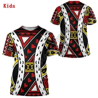 king of hearts 3d printed hoodies kids pullover sweatshirt tracksuit jacket t shirts boy girl cosplay apparel 04