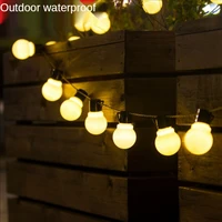 outdoor led lantern string lights solar garden waterproof tandem decorative lights party creative wedding lights star bulbs
