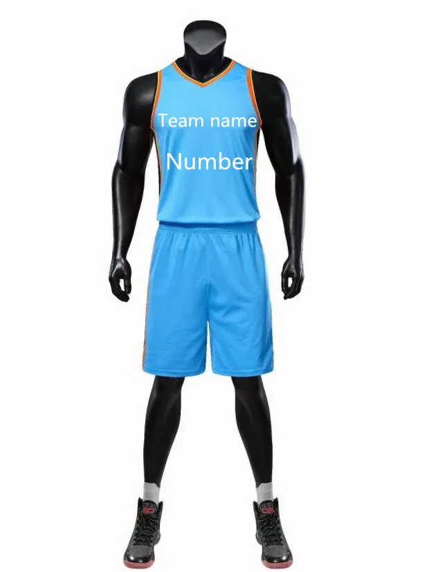 Новый сезон Новая баскетбольная форма для взрослых и детей Размер один задний