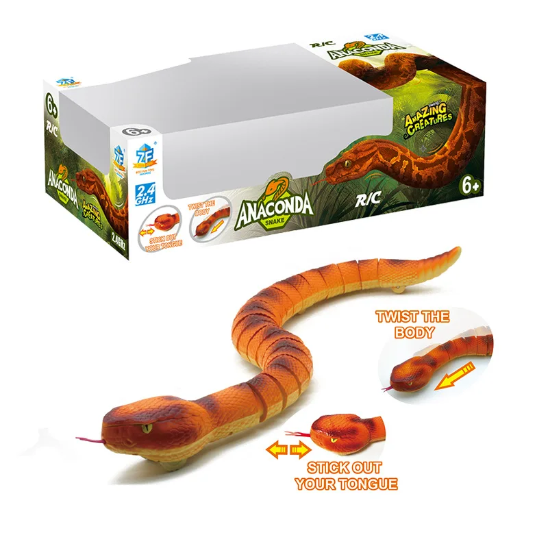 

2022 Popular RC kid Animal Christmas Gift Toys 2.4G Remote Control Snake