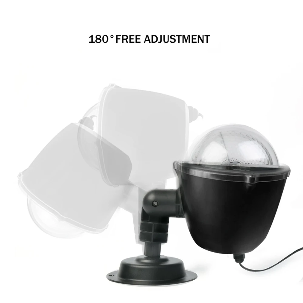 Снегоходный светодиодный проектор Рождественская Снежинка лампа проектора с