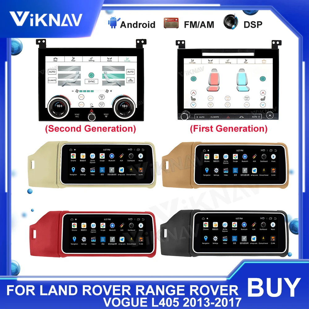 

Автомобильный радиоприемник Android для Land Rover Range Rover Vogue L405 2013-2017, панель кондиционера, мультимедийный плеер, автомобильный стереоприемник