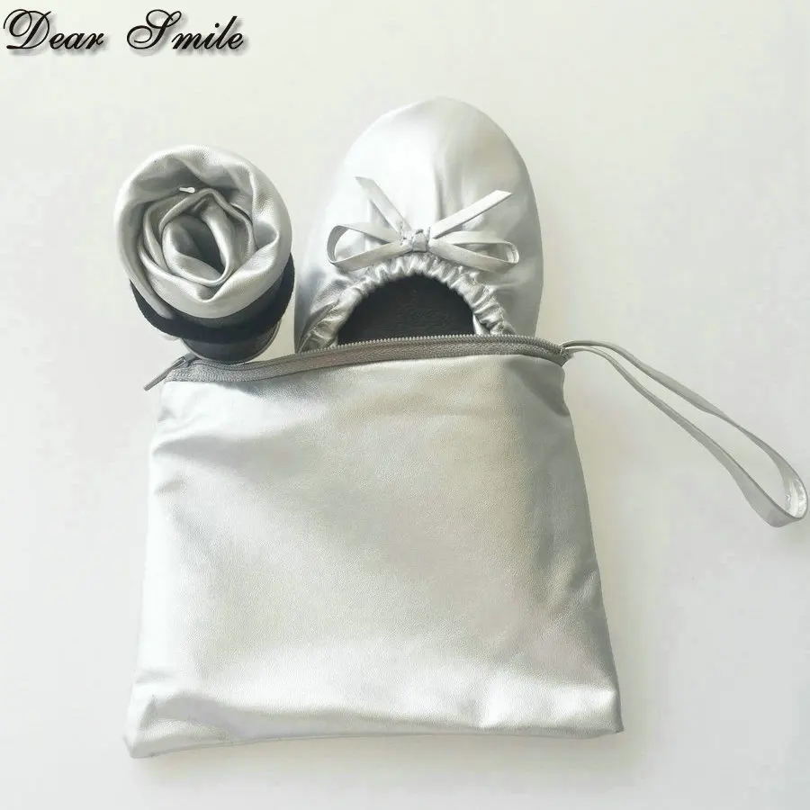 Бесплатная доставка! Свадебные сувенирные Серебряные складные туфли с