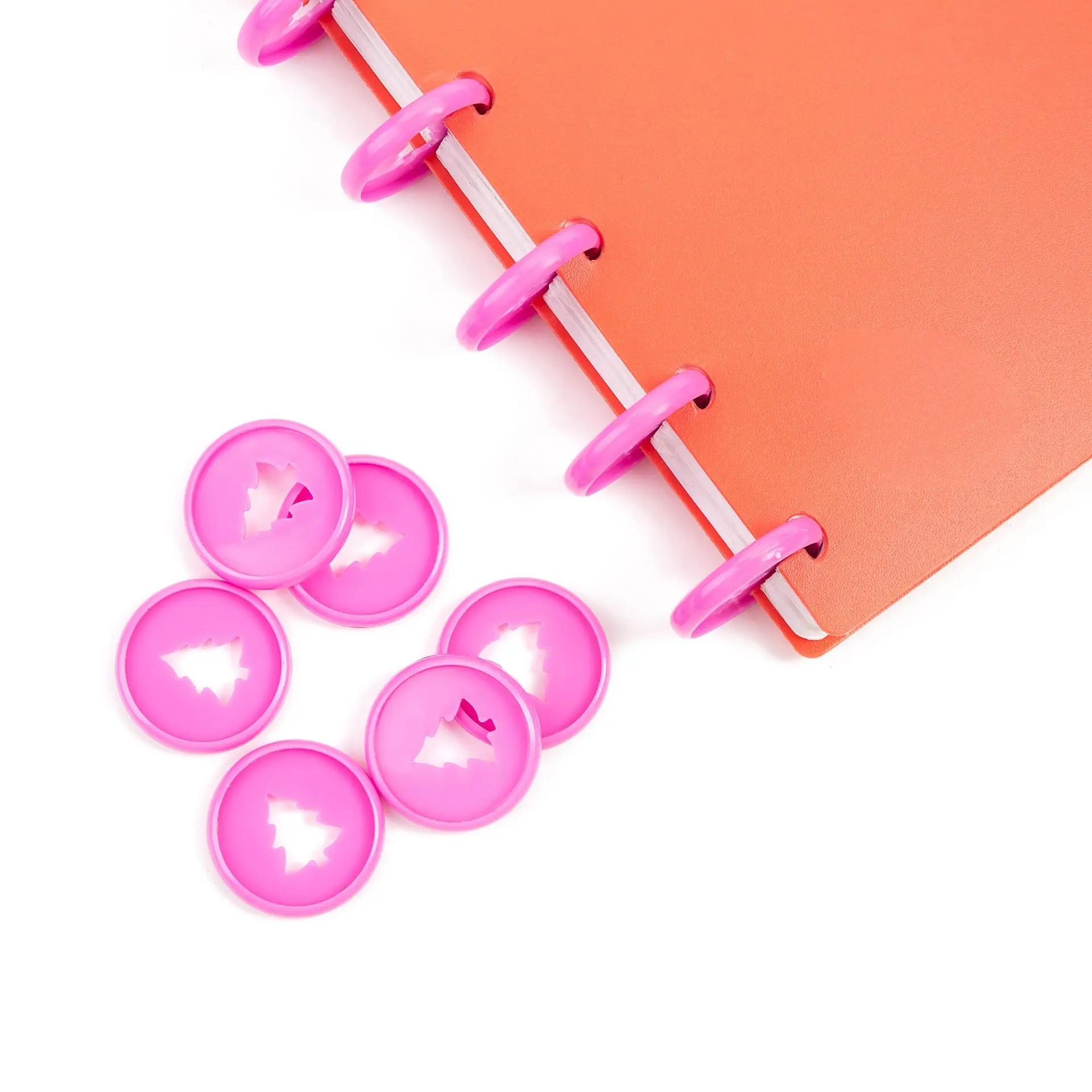 Переплетное кольцо для рождественской елки 24 мм 30 шт. | Канцтовары офиса и дома